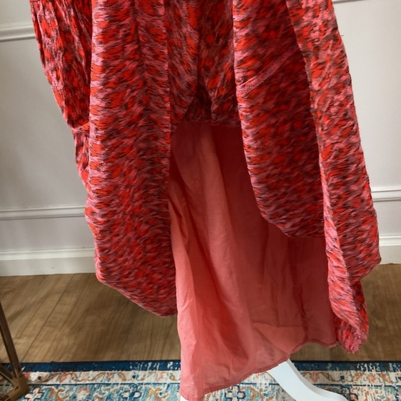 Joie Tea Rose Tiered Sleeveless V-Neck Maxi Dress 100% Cotton size XL - Picture 7 of 14